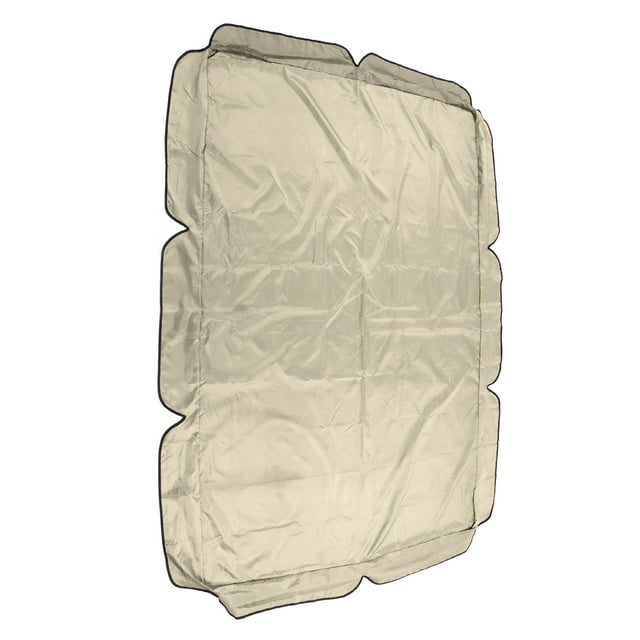 Toldo Oscilante 600D, Tela Oxford Recuerrita de Plata, Cubierta Superior Impermable, Muebles de Jardín para Patio Al Aire Libre