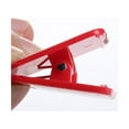 thumbnail image 2 of MasteelfCA 20pcs Sewing Craft Quilt Binding Plastic Clips Clamps Pack For Patchwork Sewing Crafts Cardigan Clip (Red/White Each Color 10pcs, 2 of 8