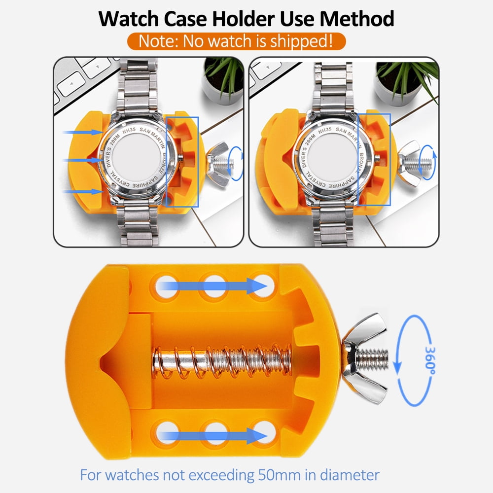 kit,Open Watch Cover Rotate Open Watch Battery Tool Kit Watch