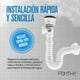 thumbnail image 4 of Cespol para Lavabo de baño con Trampa de Olores, 4 of 5
