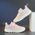 thumbnail image 6 of Sneakers for Casual Wear Comfortable & Suitable for Ages 5 to 14 for Pairing with Pants and Tops Easy Care All Season Footwear Tennis Shoes Kids School Shoes(Color:Pink,Size:10-10.5 Years), 6 of 9