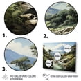 thumbnail image 3 of Designart "Breezy Dominican Mountains I" Landscapes Floater Framed Canvas Print, 3 of 7