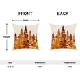 thumbnail image 3 of Fall Pillow Covers 18 X 18 Inch Set of 2, Nature Themed Burnt Orange Tree Throw Pillow Covers Rustic Forest Autumn Pillowcase for Indoor Outdoor Home Sofa Bedroom Living Room Decor, 3 of 6