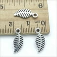 thumbnail image 5 of U8MO 30/50/120X Mini Leaves Tibetan Silver Charms Pendants for Jewelry Making 15*6mm-50pcs, 5 of 5