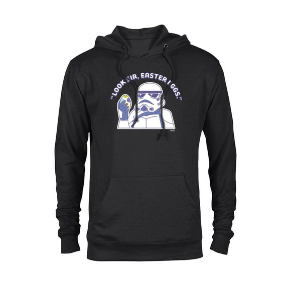 Star Wars Stormtrooper Look Sir Easter Egg Funny - Pullover Hoodie for Adults - Customized-Black