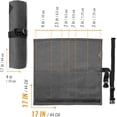 thumbnail image 2 of Under NY Sky Knife-Roll Canvas Apron, 2 of 6