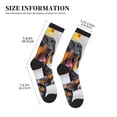 thumbnail image 3 of Pofeuu Puppy Sits In Bathtub Print Crew Socks, Adult Running Hiking Socks for Youth and Adult, 3 of 7