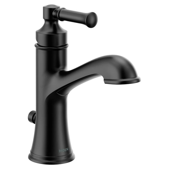 Moen 6803BL Dartmoor One-Handle high arc Bathroom Faucet, Matte Black