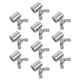 thumbnail image 4 of 10 abrazaderas de cable de acero inoxidable de 5 mm. Abrazaderas reutilizables de alta resistencia para aparejos de barcos, cercas y proyectos de bricolaje., 4 of 7