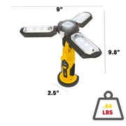 EverStart 1000 التجويف LED المحمولة للطي ضوء العمل ث/قاعدة مغناطيسية، USB الطاقة
