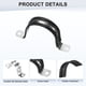 thumbnail image 2 of Uxcell 10 Paquete de Abrazaderas de Cable 2.48" 304 Acero Inoxidable Caucho Forma U para Tubo, 2 of 7