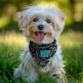 thumbnail image 2 of Dog Bandana 1 Pack,Math Equations Symbols Black Pattern Bandanas for Dogs,Cat Bandana,Small/ Large Dog Bandana 2 Size,Dog Bandanas, 2 of 6