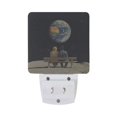 thumbnail image 5 of Yayeee LED Plug in Night Light for The Home with Auto Dusk to Dawn Light Sensors, 2 Pack, Sitting on The Moon, 5 of 6