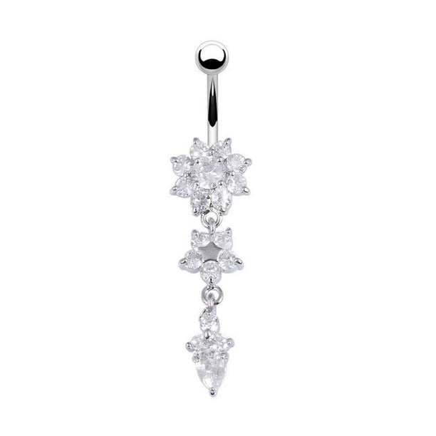 Dangle hotsell belly bar