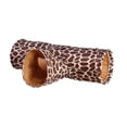 thumbnail image 2 of Condite de juguete plegable para mascotas Colco tubo para conejo hámster conejillo de Indias chinchilla erizo Estampado, 2 of 8