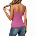 thumbnail image 6 of Aboser Embroidered Eyelet Camisoles for Women with Built in Bras Summer Spaghetti Strap Cami Tops Casual Sleeveless Tank Top Boho Hollow Out T Shirt Going Out Clothes, 6 of 8
