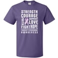 thumbnail image 3 of Inktastic Turners Syndrome Awareness Strength Courage Support T-Shirt, 3 of 5