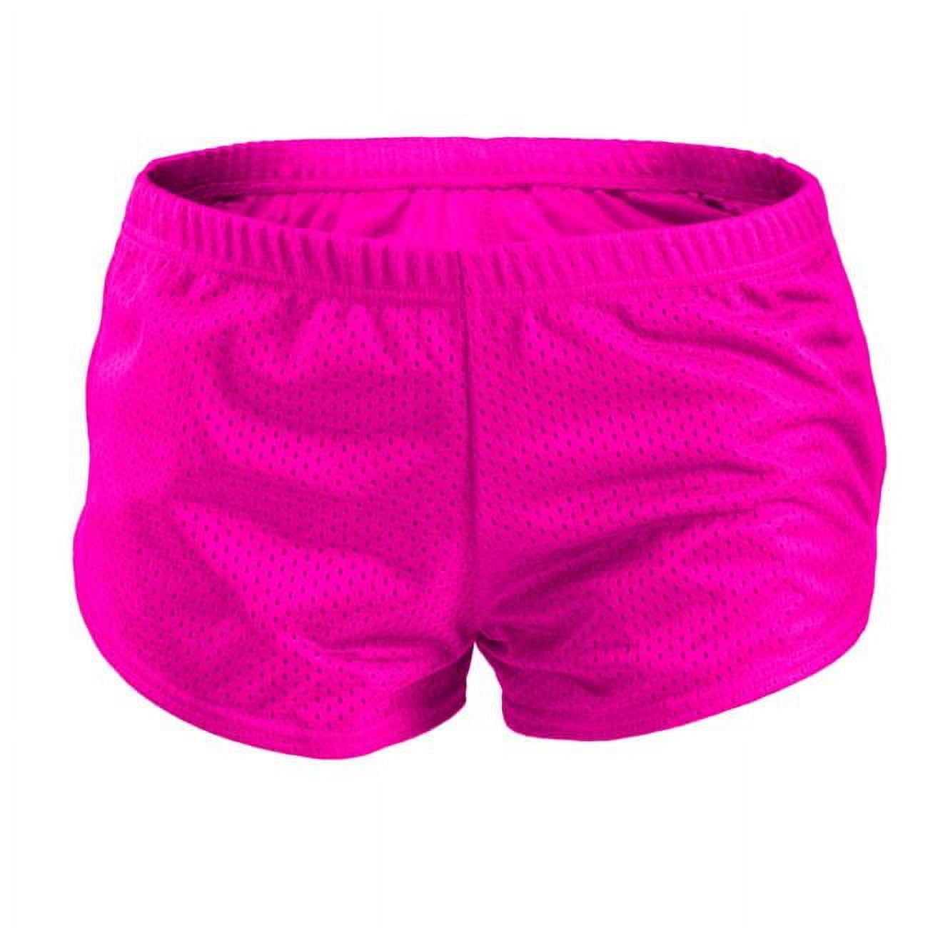 Soffe 461V627MED Junior Mesh Teeny Tiny Shorts, Fuchsia Soffe 461V627MED Junior Mesh Teeny Tiny Shorts, Fuchsia