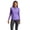 Plum, variant on Adult Female Solid Long Sleeve Mock Neck Top, Color: Plum, Size: XL (80000-PLM-XL)
