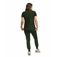 thumbnail image 4 of Green Town Scrubs for Women Scrub Set - Slim Fit Jogger Pant and Mandarin Collar Tuck-In Top, Easy Care Uniform, 4 of 8