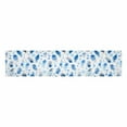 thumbnail image 2 of MKHERT Watercolor Feather Table Runner, Blue Peacock Feather Table Cloth Runner for Wedding Party Banquet Decoration 14x72 inch, 2 of 2