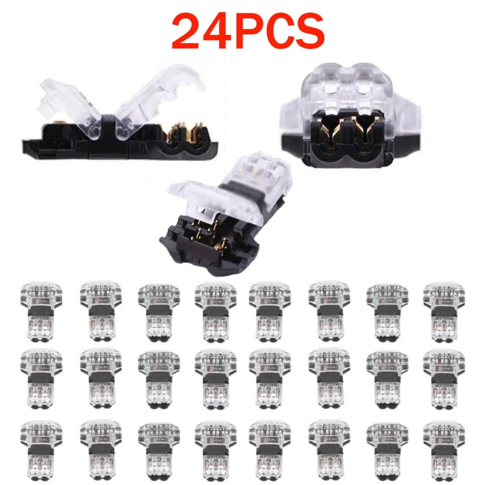 TAPDRA 10A 300V 3 Way Wire Connector 0.34-0.75mm² Copper Core Wide Temp Range For Automotive Electrical Project