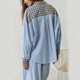 thumbnail image 5 of Pijamas de Dos Piezas Gibobby Conjunto navideño para mujer camisa de manga larga pantalones M, 5 of 5