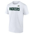 thumbnail image 2 of Men's  White Green Bay Packers Hot Shot T-Shirt, 2 of 3