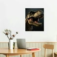 thumbnail image 2 of JRXY Canvas Wall Art Rampaging Tyrannosaurus-Rex Canvas Wall Art Dinosaur Canvas Print Artwork Wall Art Paintings Modern Picture Print for Living Room Dinning Room Bedroom Bathroom Decor, 2 of 4