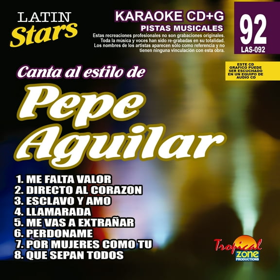 Karaoke Latin Stars 092 Pepe Aguilar