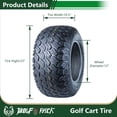 thumbnail image 2 of Set 4 WOLF PACK 23X10.5-12 Golf Cart Tires Non-Directional Tubeless Tire Multi-Terrain Tire with Superior Traction and Mud-Resistant Self-Cleaning Tread Design for Long-Lasting Performance, 2 of 6