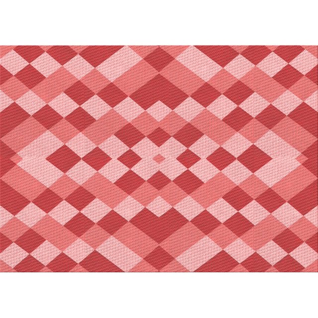 Ahgly Company Machine Washable Indoor Rectangle Transitional Light Coral Pink Area Rugs, 2' x 4'