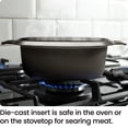 thumbnail image 5 of Chefman 6-Quart Slow Cooker, Electric Countertop Cooking, Stovetop & Oven-Safe Removable Insert for Browning & Sautéing, Family-Size Soups & Stews, Nonstick & Dishwasher-Safe Interior, 5 of 5