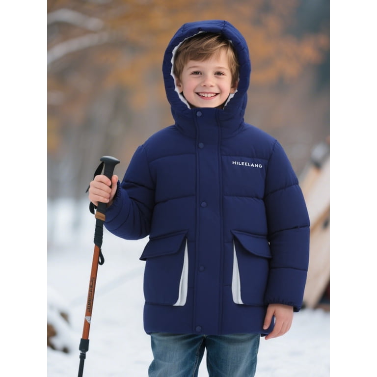 Hileelang Kids Winter Puffer Jacket with Hood photo 4