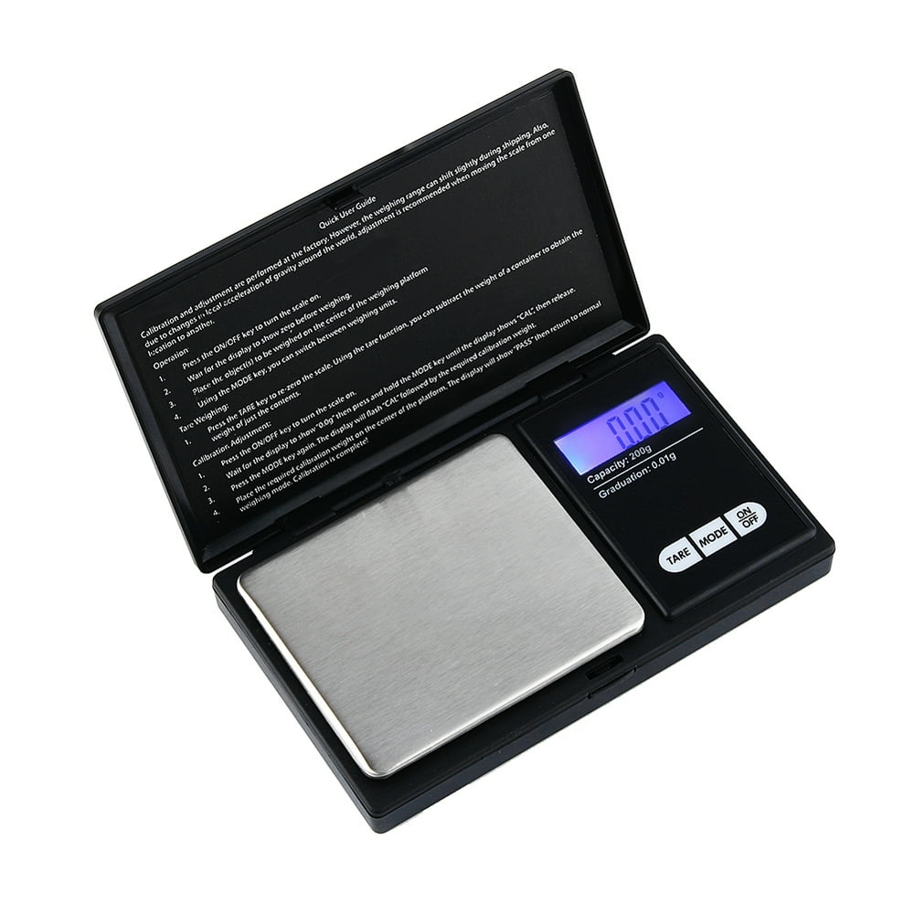 Digital Milligram Scale 200 x 0.01g,Mini Electronic Digital Scale Weight Balance LCD Jewelry