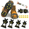 Snow Cleat Walking Traction Gear Slip On 10 Studs Ice Grips Prevent Slipping on Ice & Snow Yellow L