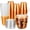 Orange (12oz), variant on 100 Sets 12oz Disposable Stemless Plastic Cups with Strawless Sip Lids, Clear PET Coffee Cups for Iced Coffee, Cold Drinks, Halloween, Christmas, Party and Drink Shop Supplies (Orange (12oz))