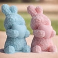 thumbnail image 3 of lanema Rose Rabbit Candle Mold Easter Candle Mold for Making Candle Easter Gift, 3 of 11