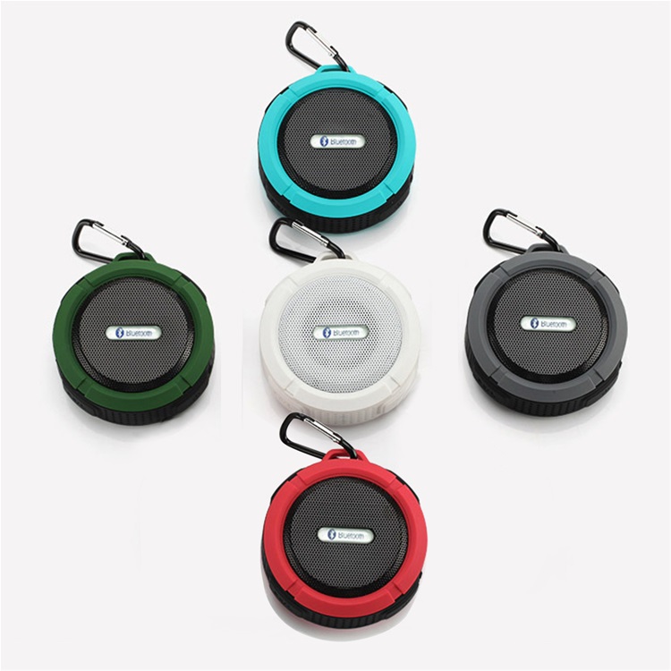 C6 Portable Bluetooth Speaker,Wireless Portable Mini Speaker,Waterproof Bluetooth Speaker,Loud HD Sound,Shower Speaker with Suction Cup & Sturdy Hook,Compatible with IOS,Android,PC,Pad - image 2 of 9