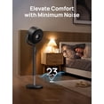 thumbnail image 3 of Ventilador inteligente Dreo para dormitorio, oscilación de 120°, 8 velocidades, 35-40 cm, 3 of 5