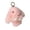 Light Pink, variant on Fluffy Bunny Keychain, Faux Rabbit Fur Bunny Bag Charm, Cute Plush Bunny Key Ring for Backpacks, Purses, Keys, Multiple Colors Available