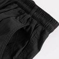 thumbnail image 5 of Riecok Cargo Pants for Girls Elastic Waist Casual Jogging Trousers Bottom with Pockets Solid Color Pull on Pants Black 9 Years, 5 of 8