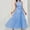 Light Blue, variant on Interview Dress Trendy Sleeveless Crew Neck Formal Dresses for Women Wedding Guest 2026 with Print Regular Fit Spaghetti Strap Casual Summer Dresses for Women Black XL