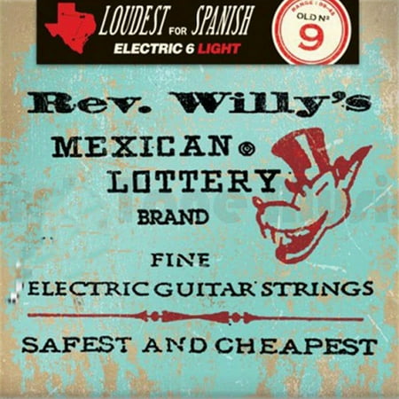 Dunlop RWN0942 Reverend Willy Medium Light Electric Guitar Strings, .009-.042