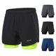 thumbnail image 2 of TFixol Doorslay Pantalones cortos de running 2 en 1 para hombre, secado rápido, transpirable, entrenamiento activo, 2 of 8