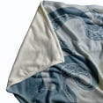 thumbnail image 2 of Simply Daisy Gus Fleece Throw Blanket, Dusty Smoke, Small Throw, 2 of 4