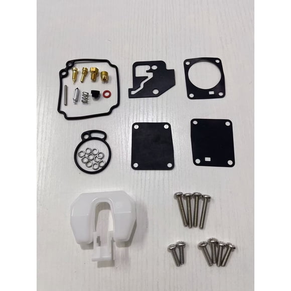 Carburetor for Yamaha 18hp 20HP 25HP 2-Stroke Outboards Repair Kit 6L2-W0093-00 Replaces Carburetor Yamaha 6L2-14301-11 6L2-14302-11