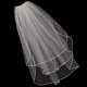 thumbnail image 4 of Boda Nupcial Velo , 1.5 M Velo De Para Novia De Flores, Bricolaje Suministros Para El Cabello Beige Soledad Boda nupcial de velo, 4 of 10