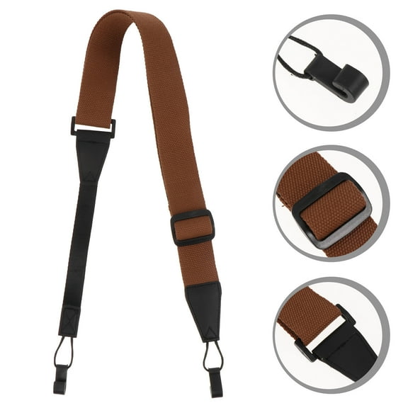 Squalise 1pc Useful Ukulele Stripe Durable Cloth Ukulele Straps Instrument Accessories