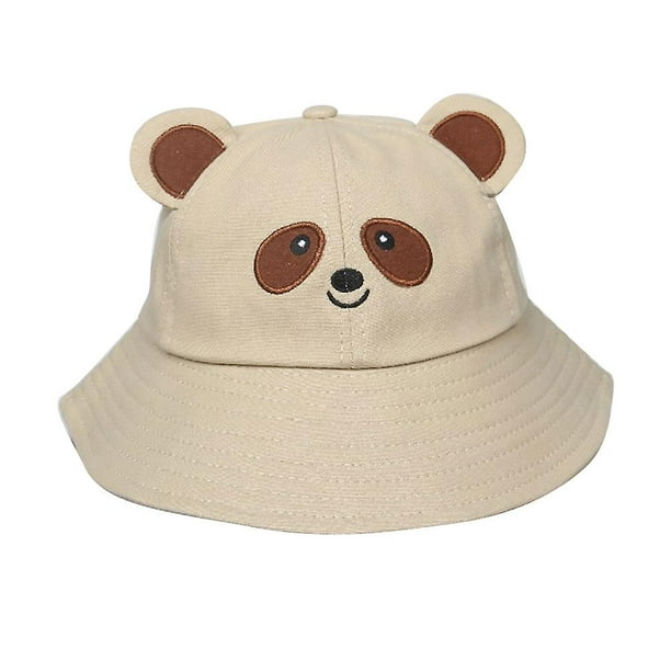 Fisherman Hat Women Cute Cartoon Hiking Beach Fishing Couple Hats Bear Ears  Sunscreen Sunshade Cap Pot Hat 